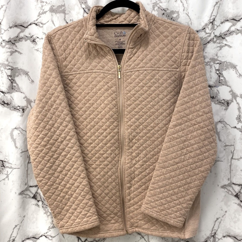 Croft and Barrow Quilted Patterned Jacket